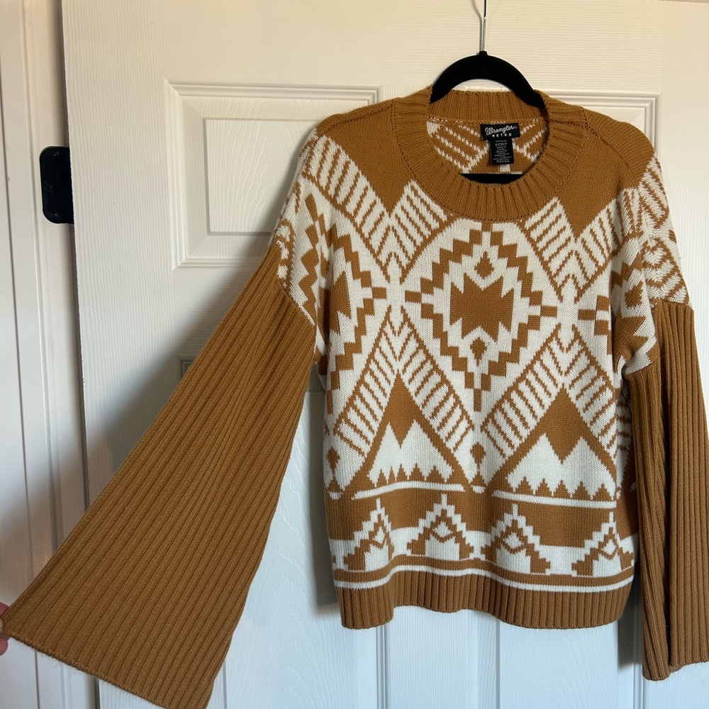 Mustard color Wrangler Retro sweater